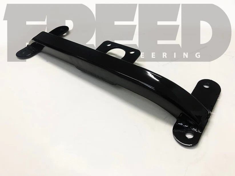Fe - 2JZ E36 engine mount kit with CNC cut steel brackets, black coated, for 1JZ and 2JZ swap in BMW E36