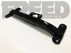 Fe - 2JZ E36 engine mount kit with CNC cut steel brackets, black coated, for 1JZ and 2JZ swap in BMW E36