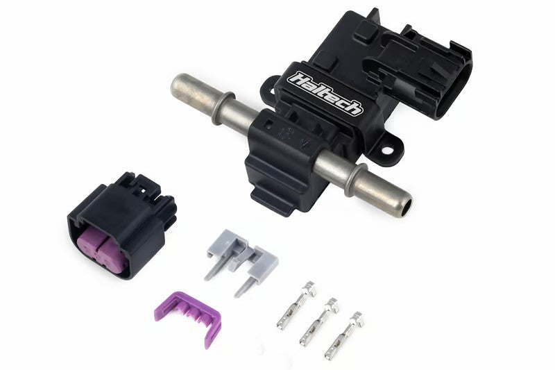 Haltech Flex Fuel Composition Sensor measuring ethanol content with harness for off-road use