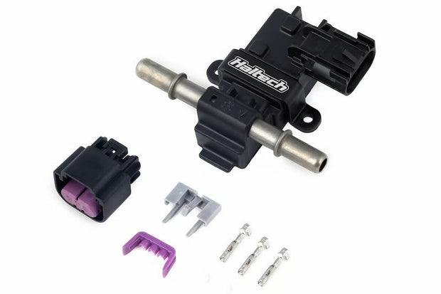 Haltech Flex Fuel Composition Sensor measuring ethanol content with harness for off-road use