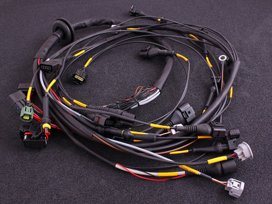 MaxxECU JZ Engine Harness for Toyota JZ engines with motorsports-grade components and VVTi support