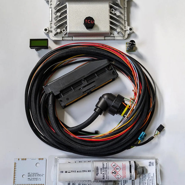 TurboLamik TCU full kit with PCB, wiring harnesses and LCD display for ZF 8HP transmission control
