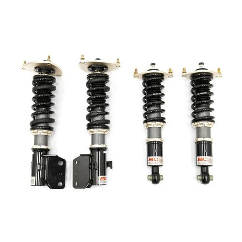 BC Racing DS Series coilovers with digressive piston design and adjustable suspension for track performance