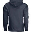 Gildan G185 Adult Hoodie in Safety Orange with double-lined hood and pouch pocket