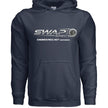 Gildan G185 Adult Hoodie heavy blend 50/50 cotton polyester with double-lined hood and pouch pocket