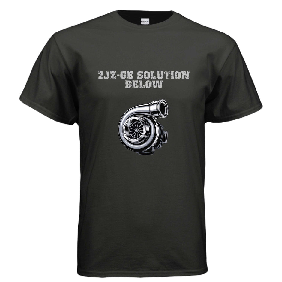 Gildan G200 Adult Ultra Cotton 6 oz T-Shirt in heather grey with double-needle hems and rib collar