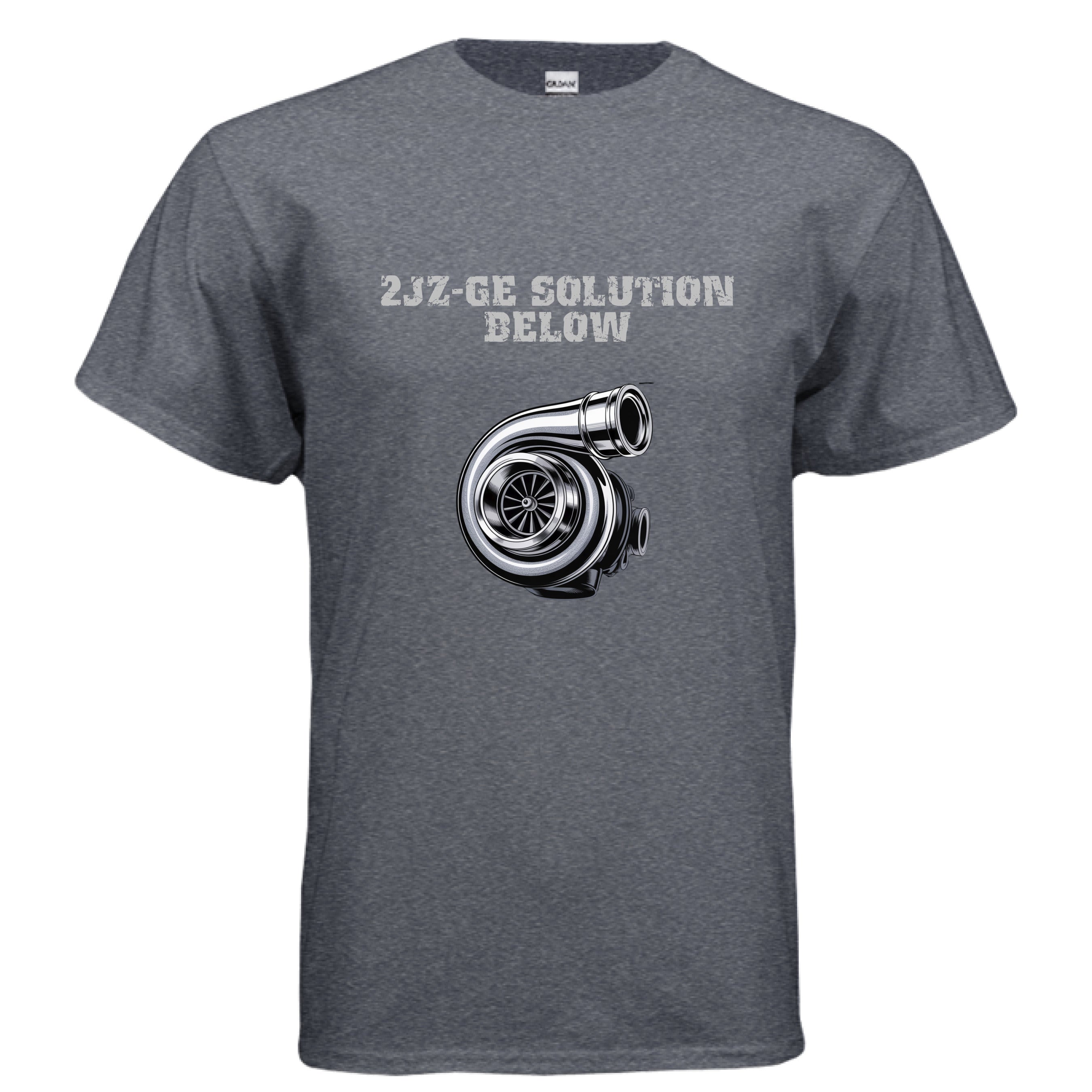 Gildan G200 Adult Ultra Cotton 6 oz. T-shirt made from 100% USA cotton with tear-away label and durable double-needle hems