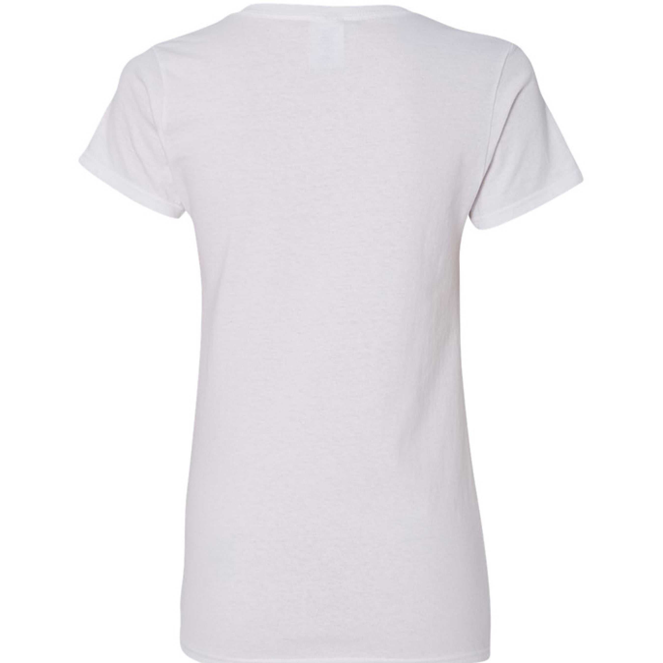 Gildan G500VL Ladies Love Boost V-neck T-shirt in various cotton blends with cap sleeves and contoured fit