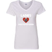 Ladies Love Boost Gildan G500VL Ladies' Heavy Cotton V-Neck T-Shirt with sustainable USA cotton