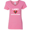 Ladies Love Boost Gildan G500VL Ladies' Heavy Cotton V-Neck T-Shirt with sustainable USA cotton and contoured fit